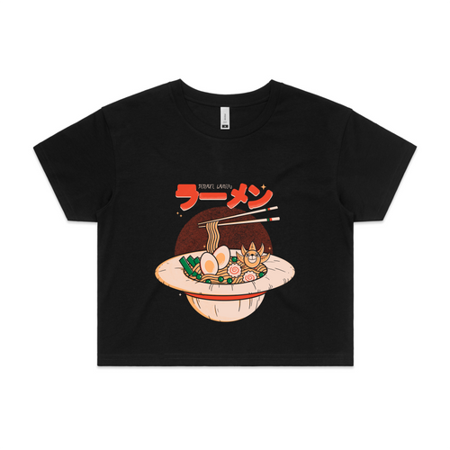 Pirate Ramen Tee by Lonely Kids Club. All clothing from our T-shirts to our shorts and hoodies are ethically made, and printed packed and shipped from Sydney.
