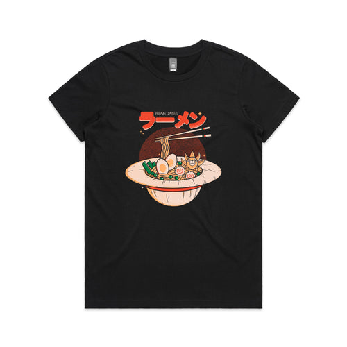 Pirate Ramen Tee by Lonely Kids Club. All clothing from our T-shirts to our shorts and hoodies are ethically made, and printed packed and shipped from Sydney.