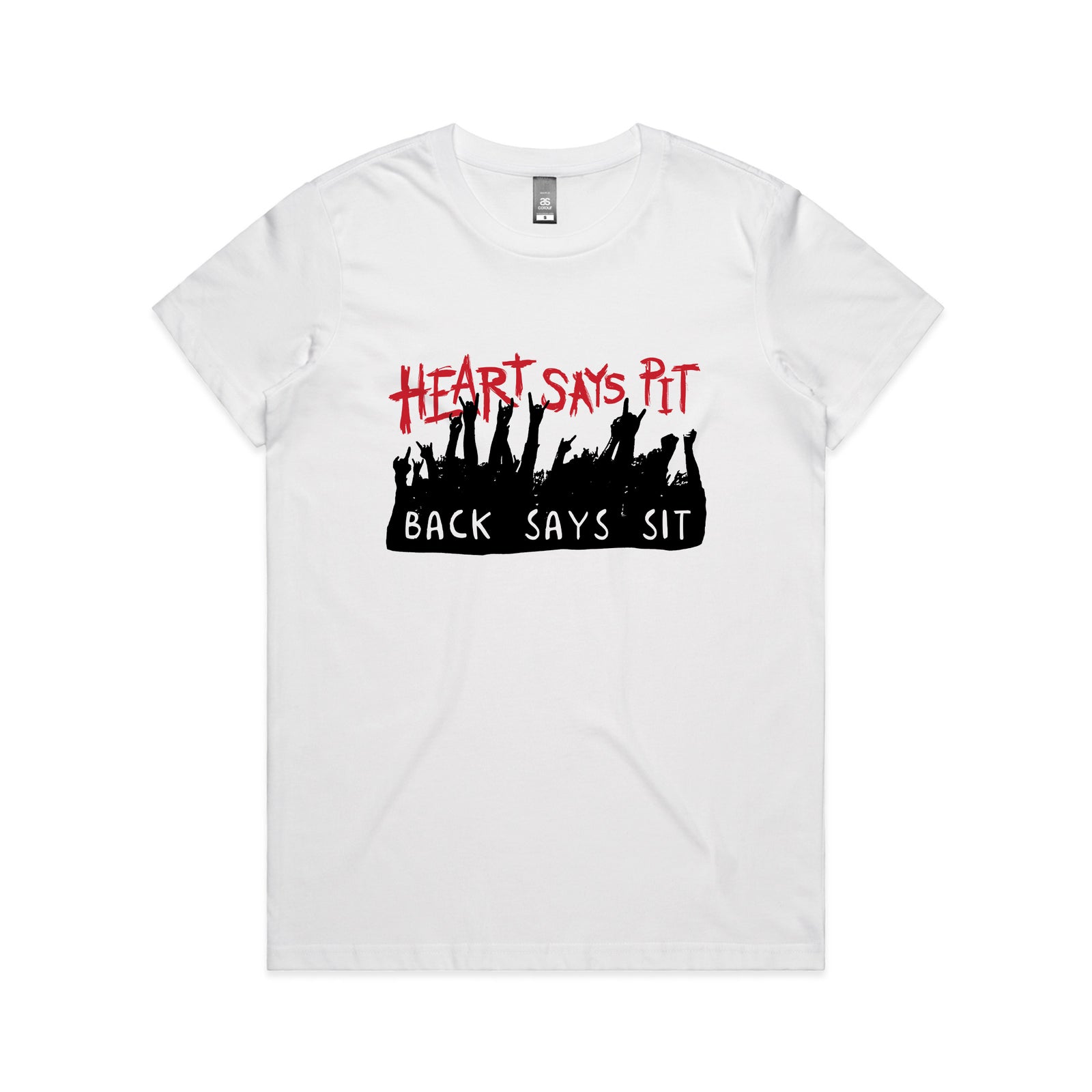 Heart Says Pit Tee