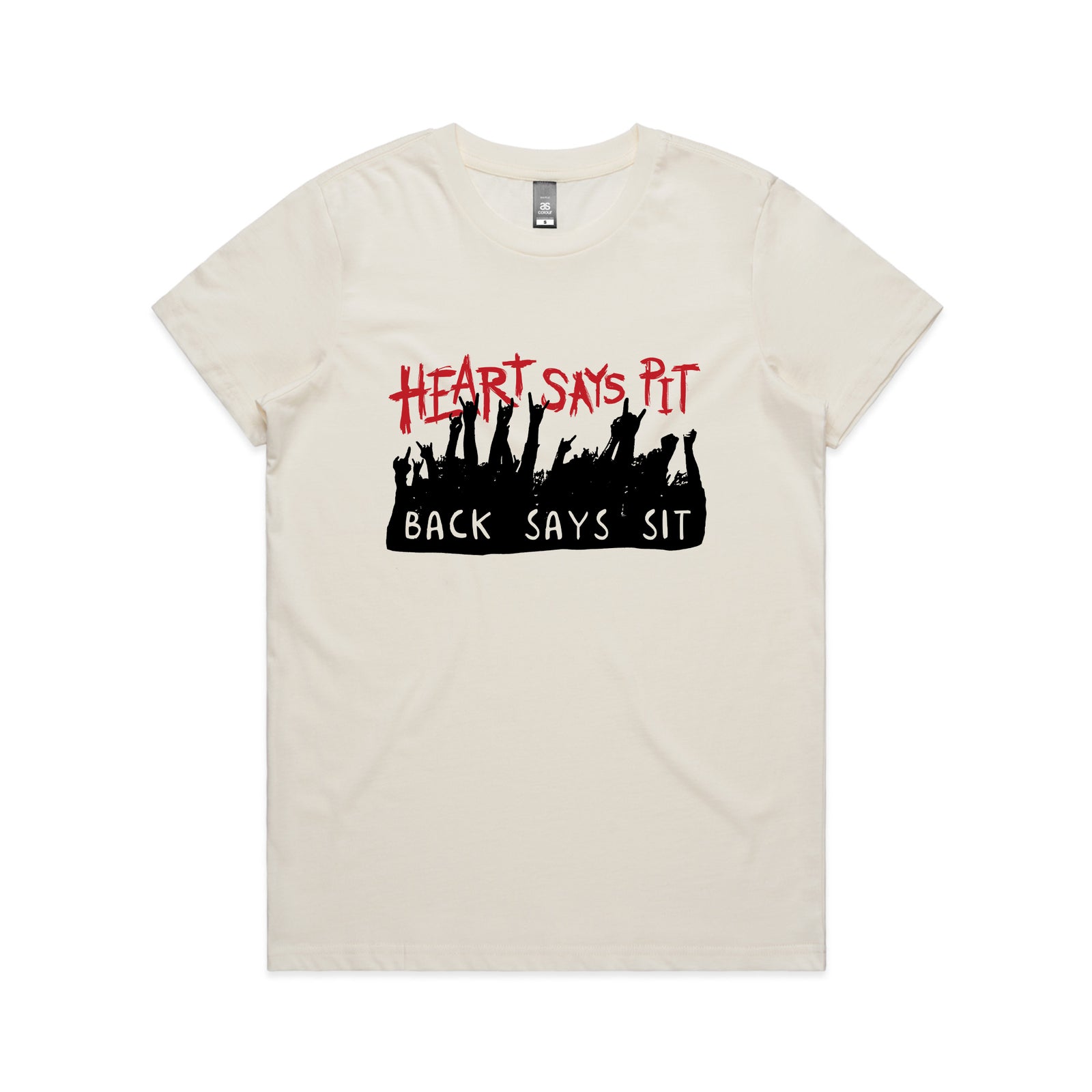 Heart Says Pit Tee