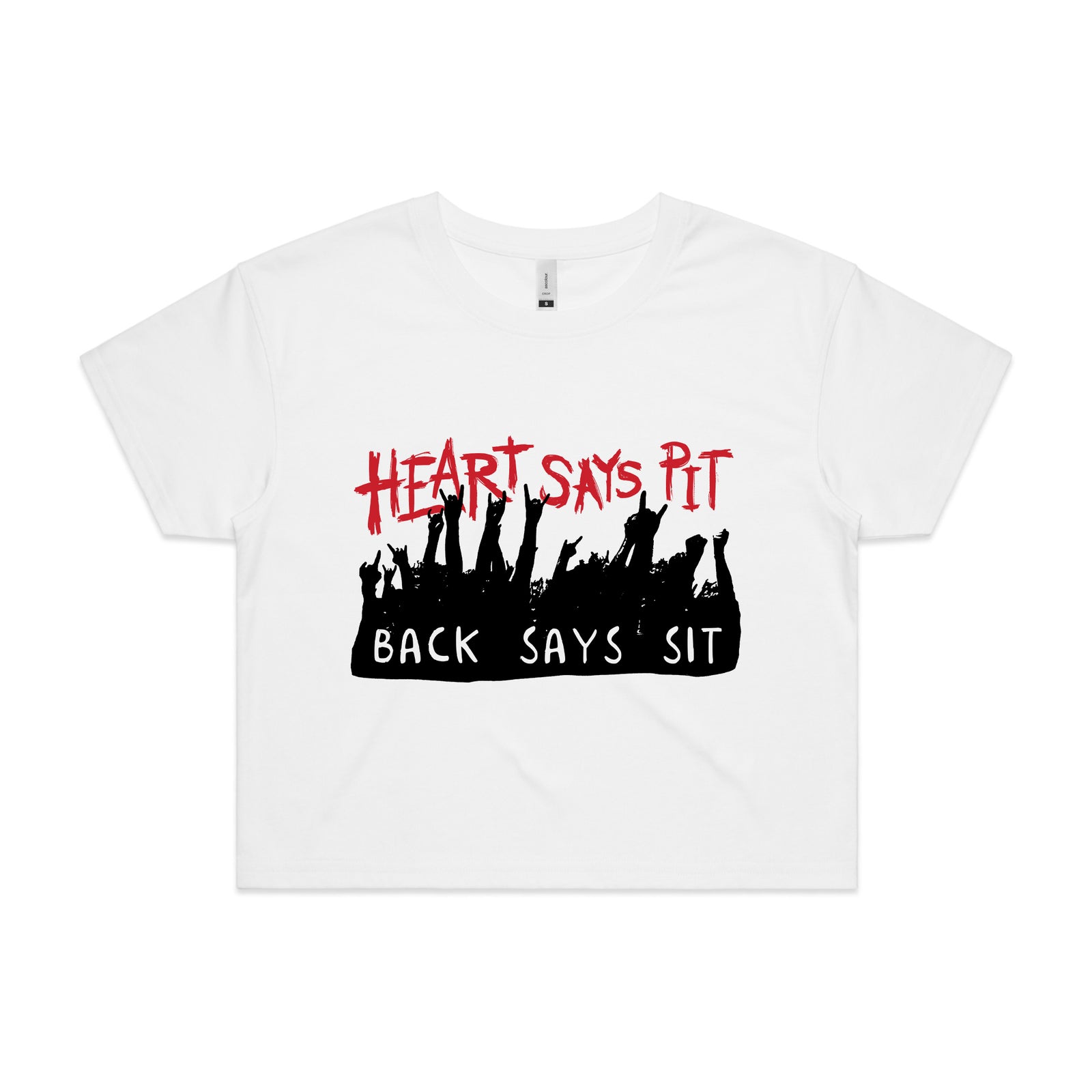 Heart Says Pit Tee