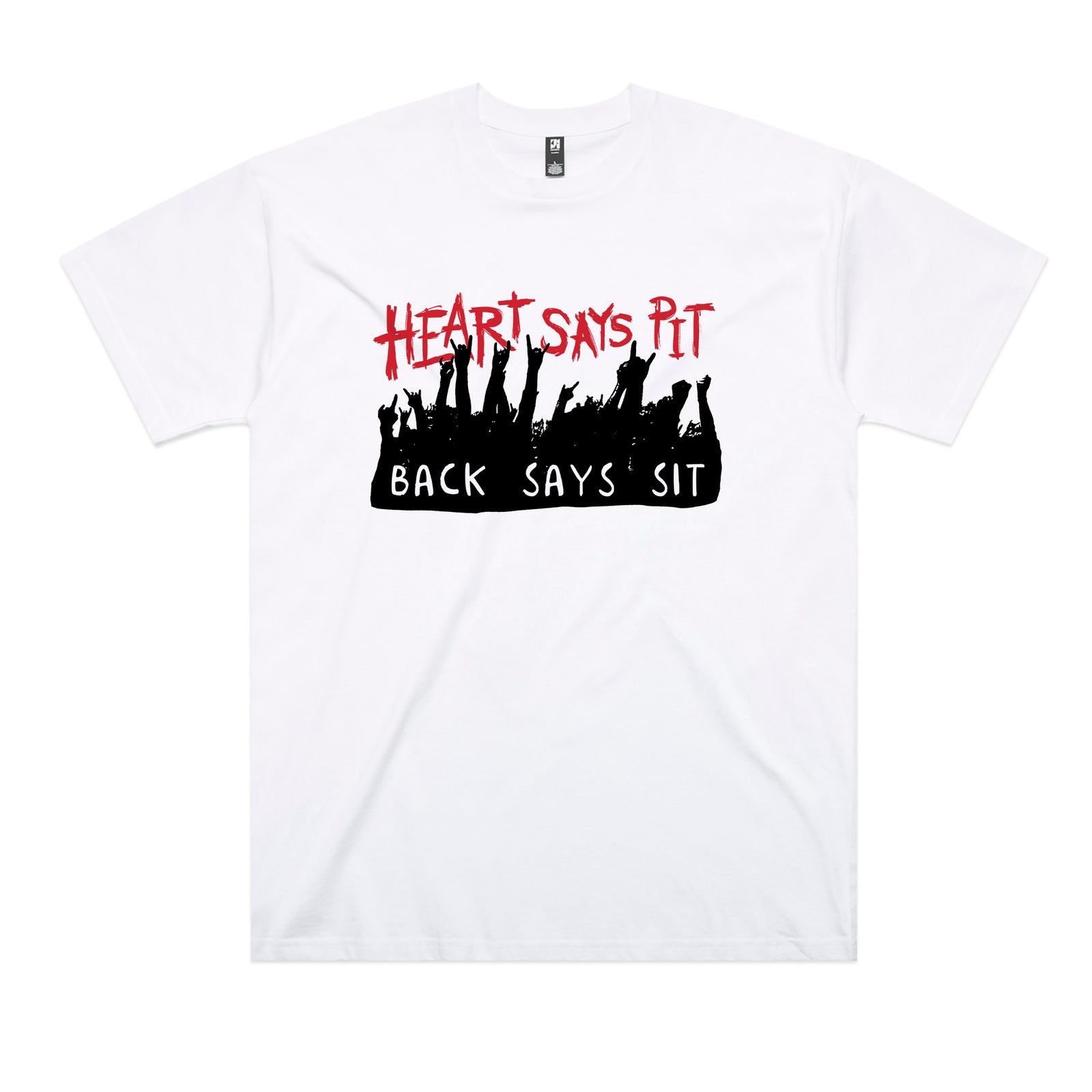 Heart Says Pit Tee