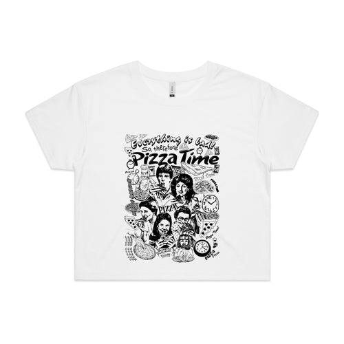 Pizza Time Tee by Lonely Kids Club. All clothing from our T-shirts to our shorts and hoodies are ethically made, and printed packed and shipped from Sydney.