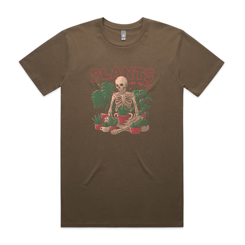 Plants Are My Life Tee by Lonely Kids Club. All clothing from our T-shirts to our shorts and hoodies are ethically made, and printed packed and shipped from Sydney.