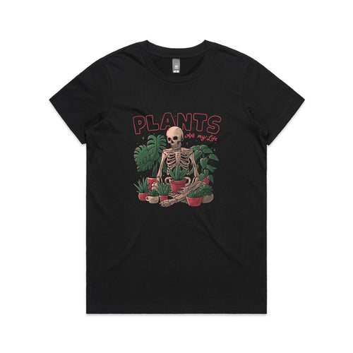 Plants Are My Life Tee by Lonely Kids Club. All clothing from our T-shirts to our shorts and hoodies are ethically made, and printed packed and shipped from Sydney.