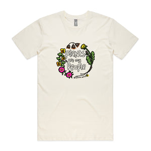 Plants Are My People Tee by Lonely Kids Club. All clothing from our T-shirts to our shorts and hoodies are ethically made, and printed packed and shipped from Sydney.