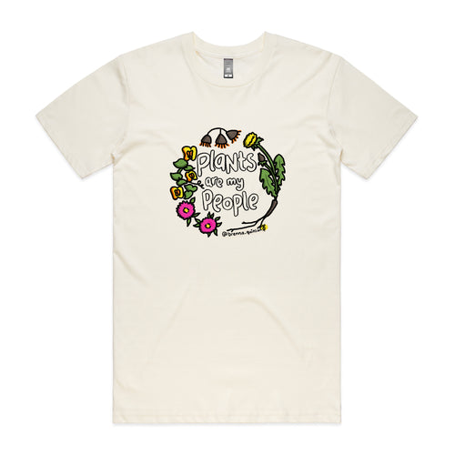Plants Are My People Tee by Lonely Kids Club. All clothing from our T-shirts to our shorts and hoodies are ethically made, and printed packed and shipped from Sydney.