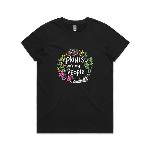 Plants Are My People Tee by Lonely Kids Club. All clothing from our T-shirts to our shorts and hoodies are ethically made, and printed packed and shipped from Sydney.