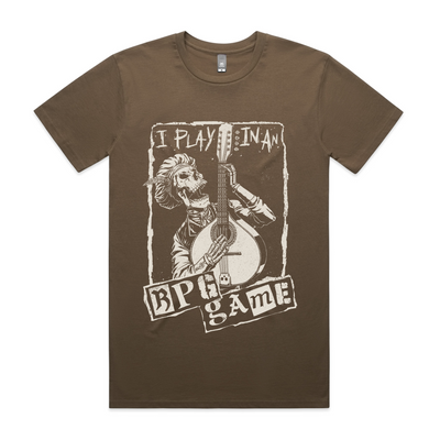 Play In An RPG Game Tee by Lonely Kids Club. All clothing from our T-shirts to our shorts and hoodies are ethically made, and printed packed and shipped from Sydney.
