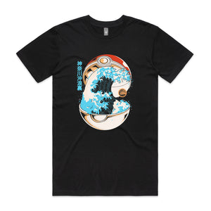 Poke Wave Tee by Lonely Kids Club. All clothing from our T-shirts to our shorts and hoodies are ethically made, and printed packed and shipped from Sydney.