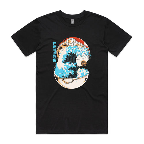 Poke Wave Tee by Lonely Kids Club. All clothing from our T-shirts to our shorts and hoodies are ethically made, and printed packed and shipped from Sydney.