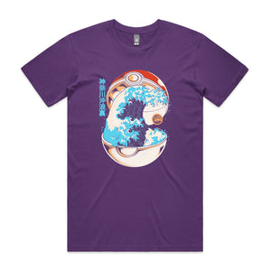 Poke Wave Tee by Lonely Kids Club. All clothing from our T-shirts to our shorts and hoodies are ethically made, and printed packed and shipped from Sydney.