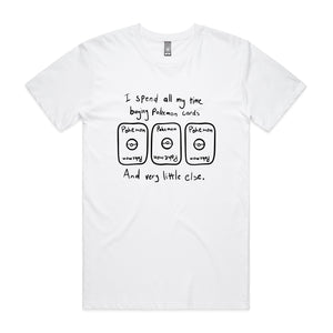 Trading Cards Tee by Lonely Kids Club. All clothing from our T-shirts to our shorts and hoodies are ethically made, and printed packed and shipped from Sydney.