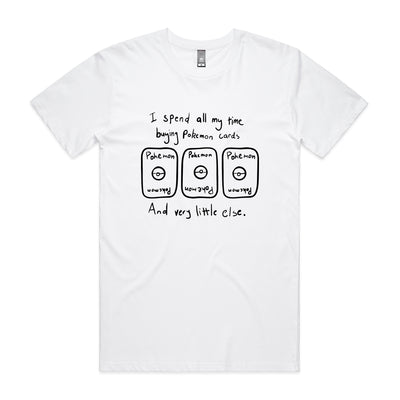 Trading Cards Tee by Lonely Kids Club. All clothing from our T-shirts to our shorts and hoodies are ethically made, and printed packed and shipped from Sydney.