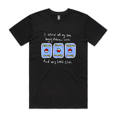 Trading Cards Tee by Lonely Kids Club. All clothing from our T-shirts to our shorts and hoodies are ethically made, and printed packed and shipped from Sydney.