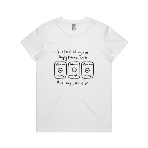 Trading Cards Tee by Lonely Kids Club. All clothing from our T-shirts to our shorts and hoodies are ethically made, and printed packed and shipped from Sydney.