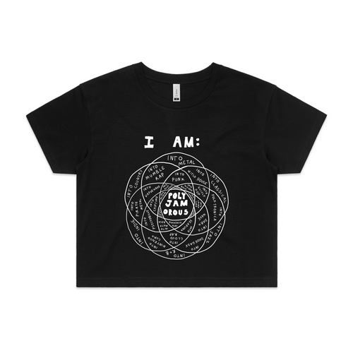 Polyjamorous Tee by Lonely Kids Club. All clothing from our T-shirts to our shorts and hoodies are ethically made, and printed packed and shipped from Sydney.