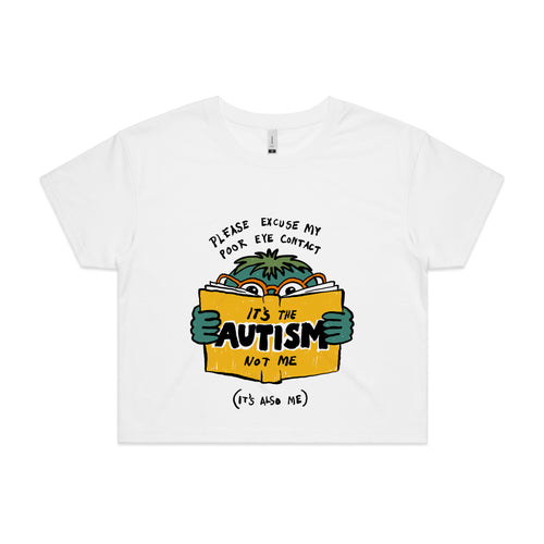 Poor Eye Contact Tee by Lonely Kids Club. All clothing from our T-shirts to our shorts and hoodies are ethically made, and printed packed and shipped from Sydney.