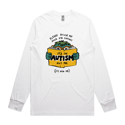 Poor Eye Contact Tee by Lonely Kids Club. All clothing from our T-shirts to our shorts and hoodies are ethically made, and printed packed and shipped from Sydney.