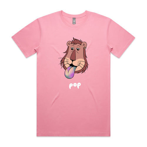 Pop Lion Tee by Lonely Kids Club. All clothing from our T-shirts to our shorts and hoodies are ethically made, and printed packed and shipped from Sydney.