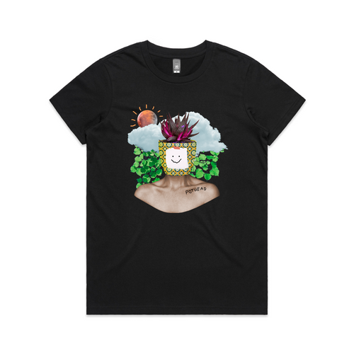 Pothead Tee by Lonely Kids Club. All clothing from our T-shirts to our shorts and hoodies are ethically made, and printed packed and shipped from Sydney.