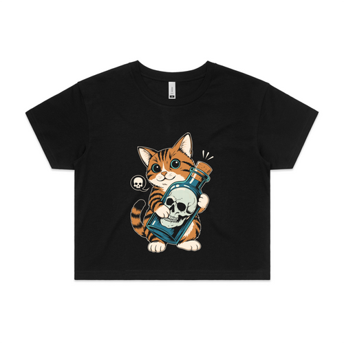 Potion Cat Tee by Lonely Kids Club. All clothing from our T-shirts to our shorts and hoodies are ethically made, and printed packed and shipped from Sydney.