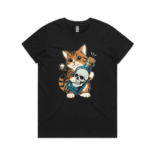 Potion Cat Tee by Lonely Kids Club. All clothing from our T-shirts to our shorts and hoodies are ethically made, and printed packed and shipped from Sydney.