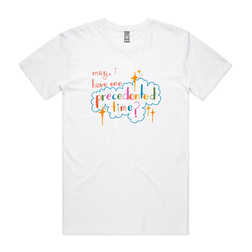 Precedented Time Tee by Lonely Kids Club. All clothing from our T-shirts to our shorts and hoodies are ethically made, and printed packed and shipped from Sydney.