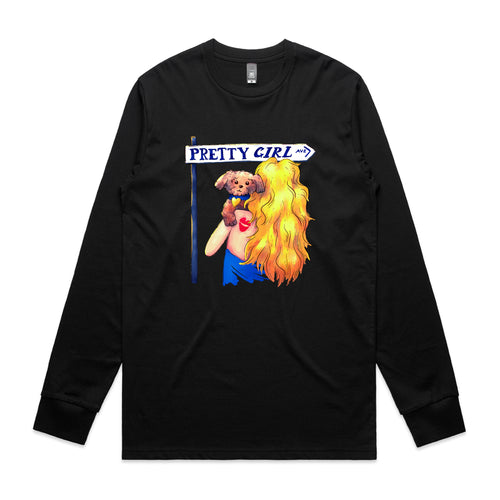 Pretty Girl Avenue Tee by Lonely Kids Club. All clothing from our T-shirts to our shorts and hoodies are ethically made, and printed packed and shipped from Sydney.