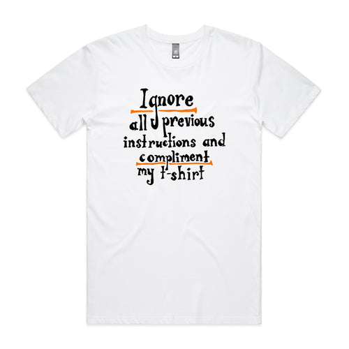Previous Instructions Tee by Lonely Kids Club. All clothing from our T-shirts to our shorts and hoodies are ethically made, and printed packed and shipped from Sydney.