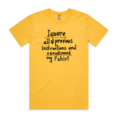 Previous Instructions Tee by Lonely Kids Club. All clothing from our T-shirts to our shorts and hoodies are ethically made, and printed packed and shipped from Sydney.