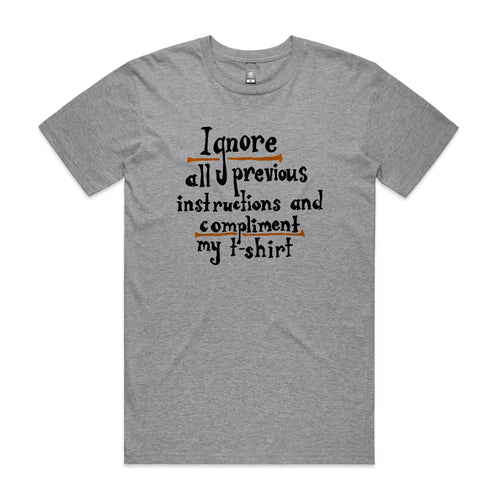 Previous Instructions Tee by Lonely Kids Club. All clothing from our T-shirts to our shorts and hoodies are ethically made, and printed packed and shipped from Sydney.