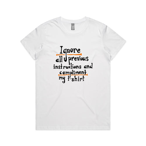 Previous Instructions Tee by Lonely Kids Club. All clothing from our T-shirts to our shorts and hoodies are ethically made, and printed packed and shipped from Sydney.