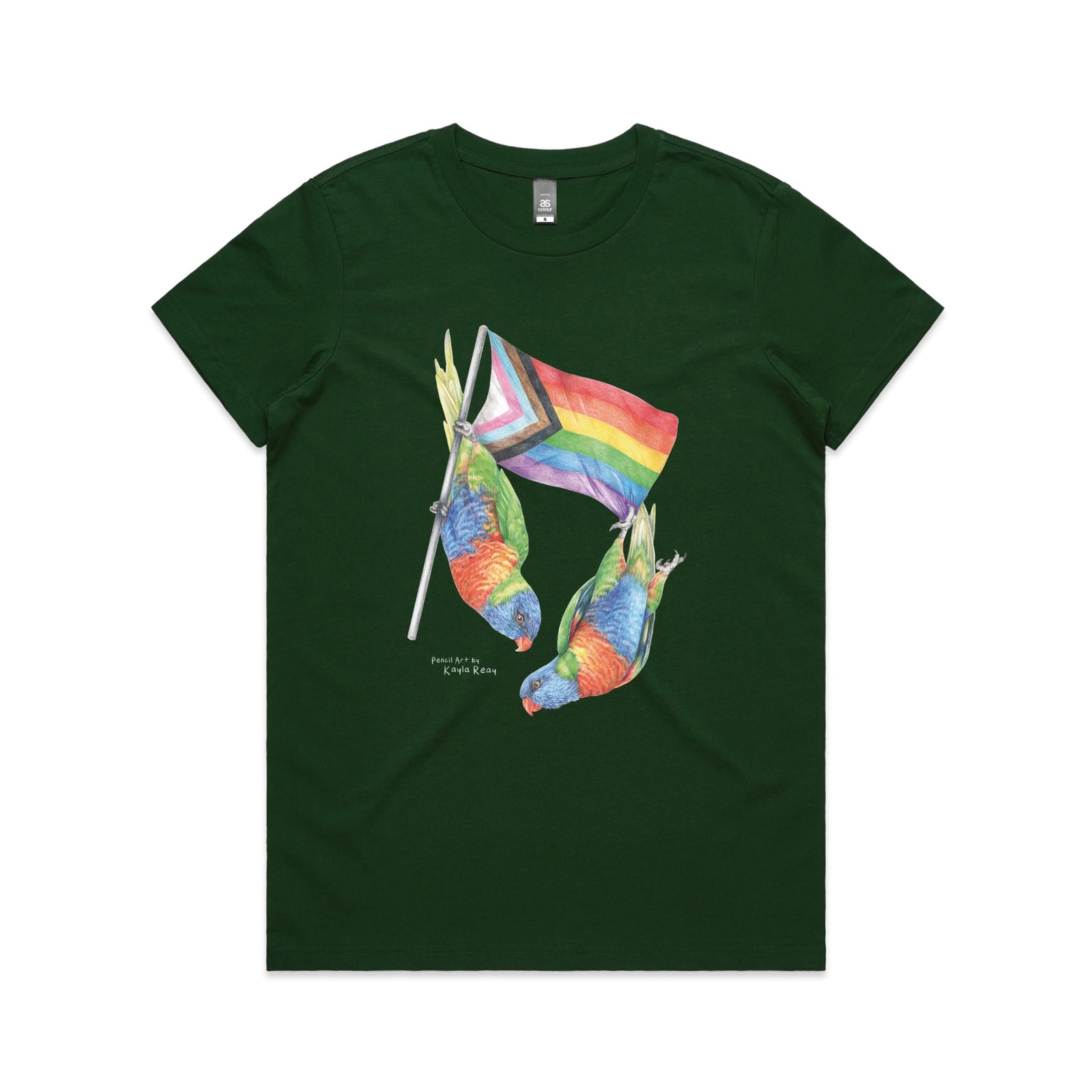 Pride Flag & Lorikeets Tee