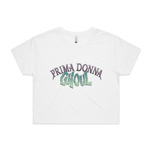 Prima Donna Ghoul Tee by Lonely Kids Club. All clothing from our T-shirts to our shorts and hoodies are ethically made, and printed packed and shipped from Sydney.