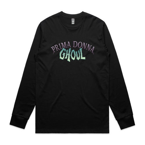Prima Donna Ghoul Tee by Lonely Kids Club. All clothing from our T-shirts to our shorts and hoodies are ethically made, and printed packed and shipped from Sydney.