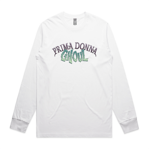 Prima Donna Ghoul Tee by Lonely Kids Club. All clothing from our T-shirts to our shorts and hoodies are ethically made, and printed packed and shipped from Sydney.