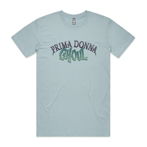 Prima Donna Ghoul Tee by Lonely Kids Club. All clothing from our T-shirts to our shorts and hoodies are ethically made, and printed packed and shipped from Sydney.