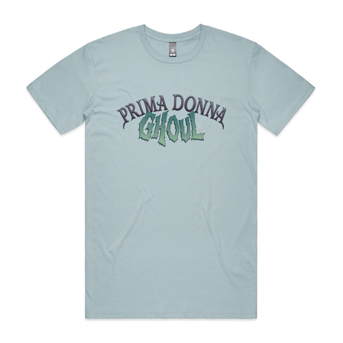 Prima Donna Ghoul Tee by Lonely Kids Club. All clothing from our T-shirts to our shorts and hoodies are ethically made, and printed packed and shipped from Sydney.