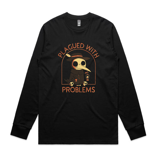 Plagued With Problems Tee by Lonely Kids Club. All clothing from our T-shirts to our shorts and hoodies are ethically made, and printed packed and shipped from Sydney.