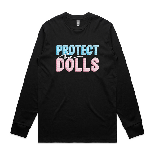 Protect The Dolls Tee by Lonely Kids Club. All clothing from our T-shirts to our shorts and hoodies are ethically made, and printed packed and shipped from Sydney.