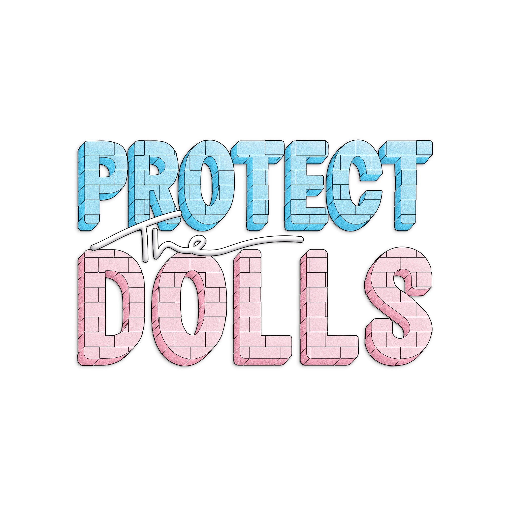 Protect The Dolls Oversized Tee