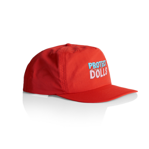 Protect The Dolls Cap by Lonely Kids Club. All clothing from our T-shirts to our shorts and hoodies are ethically made, and printed packed and shipped from Sydney.