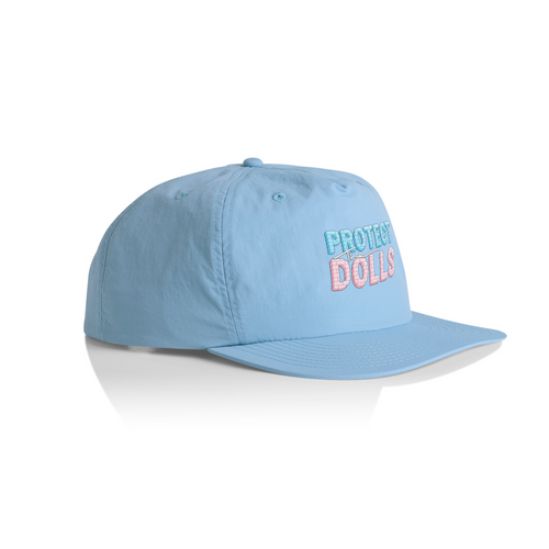 Protect The Dolls Cap by Lonely Kids Club. All clothing from our T-shirts to our shorts and hoodies are ethically made, and printed packed and shipped from Sydney.