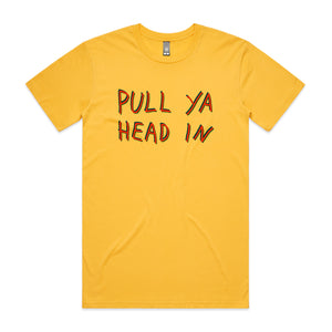 Pull Ya Head In Tee by Lonely Kids Club. All clothing from our T-shirts to our shorts and hoodies are ethically made, and printed packed and shipped from Sydney.