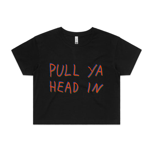 Pull Ya Head In Tee by Lonely Kids Club. All clothing from our T-shirts to our shorts and hoodies are ethically made, and printed packed and shipped from Sydney.