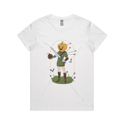 Pumpkin Link Tee by Lonely Kids Club. All clothing from our T-shirts to our shorts and hoodies are ethically made, and printed packed and shipped from Sydney.