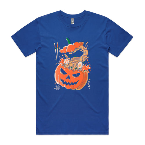Pumpkin Ramen Tee by Lonely Kids Club. All clothing from our T-shirts to our shorts and hoodies are ethically made, and printed packed and shipped from Sydney.