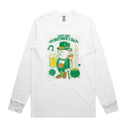St Purrtrick's Day Tee by Lonely Kids Club. All clothing from our T-shirts to our shorts and hoodies are ethically made, and printed packed and shipped from Sydney.