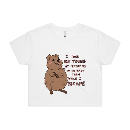 Quokka Mum Tee by Lonely Kids Club. All clothing from our T-shirts to our shorts and hoodies are ethically made, and printed packed and shipped from Sydney.